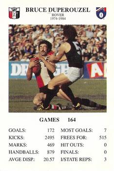 1994 The Great Footy Card Game #NNO Bruce Duperouzel Front